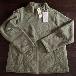 Tommy Bahama Women's Green Puffer Jacket
